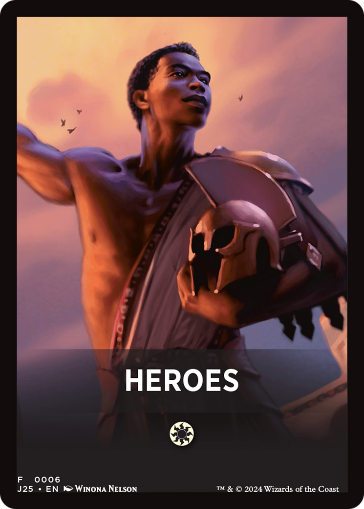Heroes Theme Card [Foundations Jumpstart Front Cards] | Gate City Games LLC