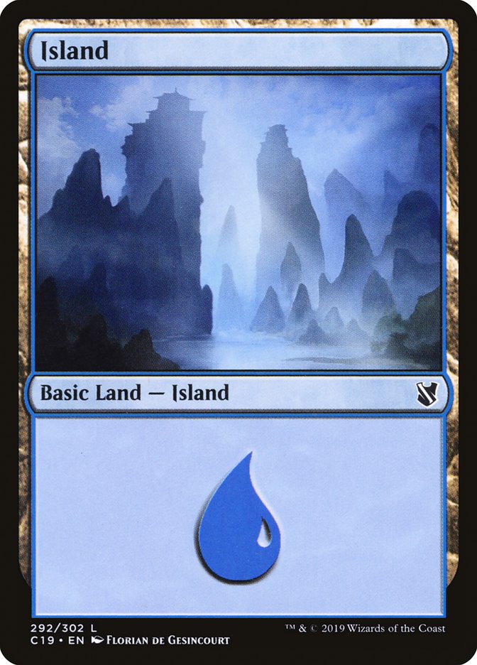 Island (292) [Commander 2019] | Gate City Games LLC