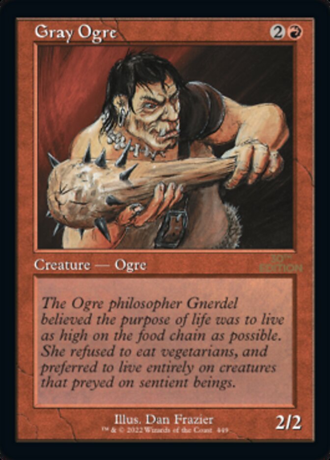 Gray Ogre (Retro) [30th Anniversary Edition] | Gate City Games LLC