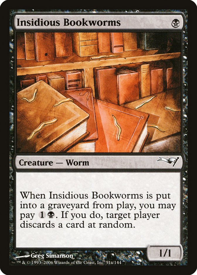 Insidious Bookworms [Coldsnap Theme Decks] | Gate City Games LLC