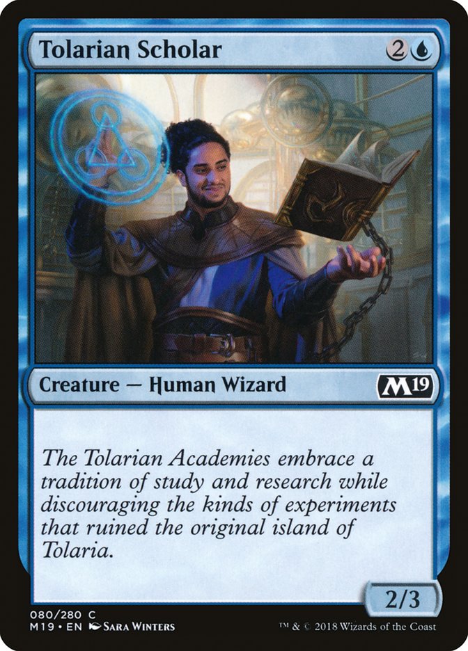 Tolarian Scholar [Core Set 2019] | Gate City Games LLC