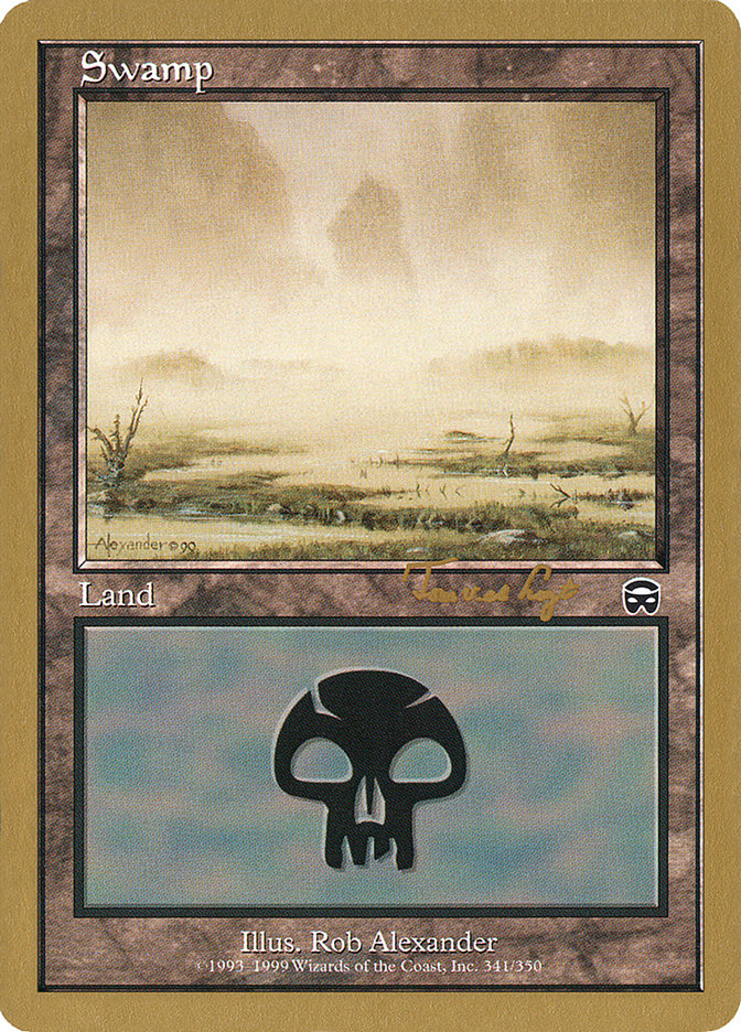 Swamp (tvdl341) (Tom van de Logt) [World Championship Decks 2001] | Gate City Games LLC