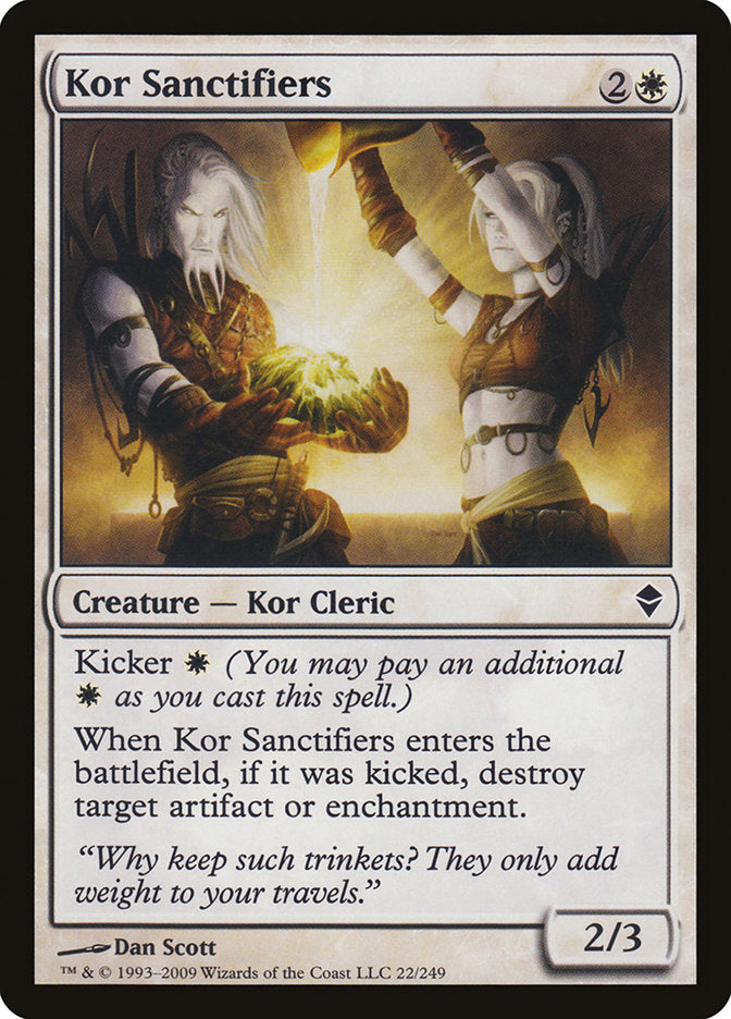 Kor Sanctifiers [Zendikar] | Gate City Games LLC