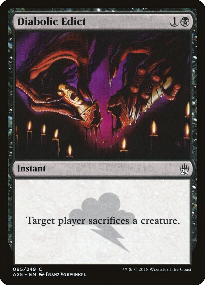 Diabolic Edict [Masters 25] | Gate City Games LLC