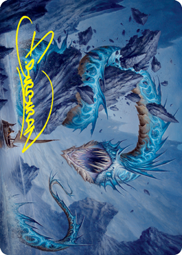 Biolume Serpent Art Card (Gold-Stamped Signature) [Innistrad: Crimson Vow Art Series] | Gate City Games LLC