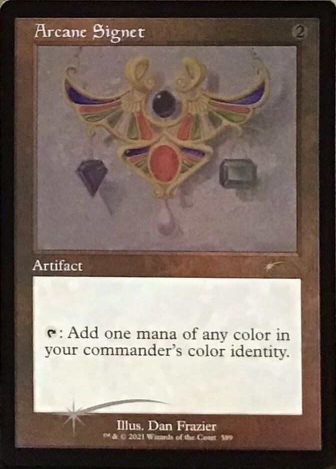 Arcane Signet (Retro) (Foil Etched) [Secret Lair Drop Promos] | Gate City Games LLC