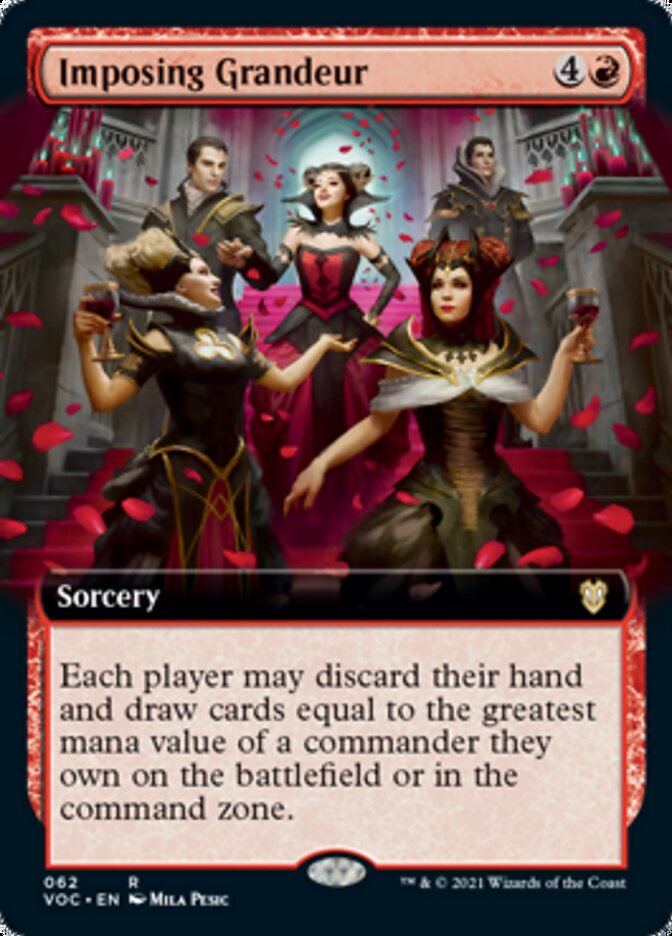 Imposing Grandeur (Extended Art) [Innistrad: Crimson Vow Commander] | Gate City Games LLC