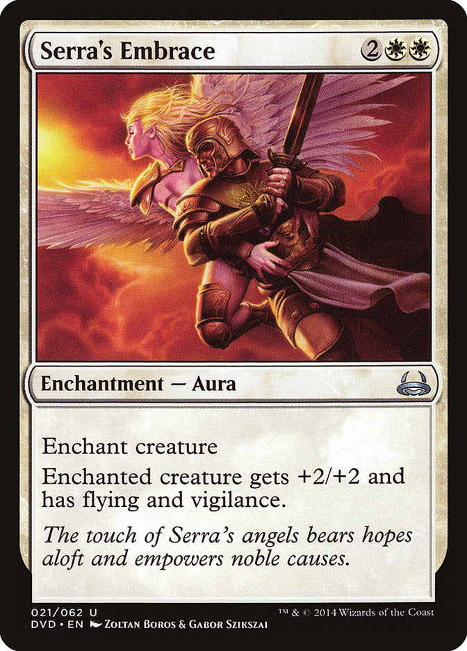 Serra's Embrace (Divine vs. Demonic) [Duel Decks Anthology] | Gate City Games LLC