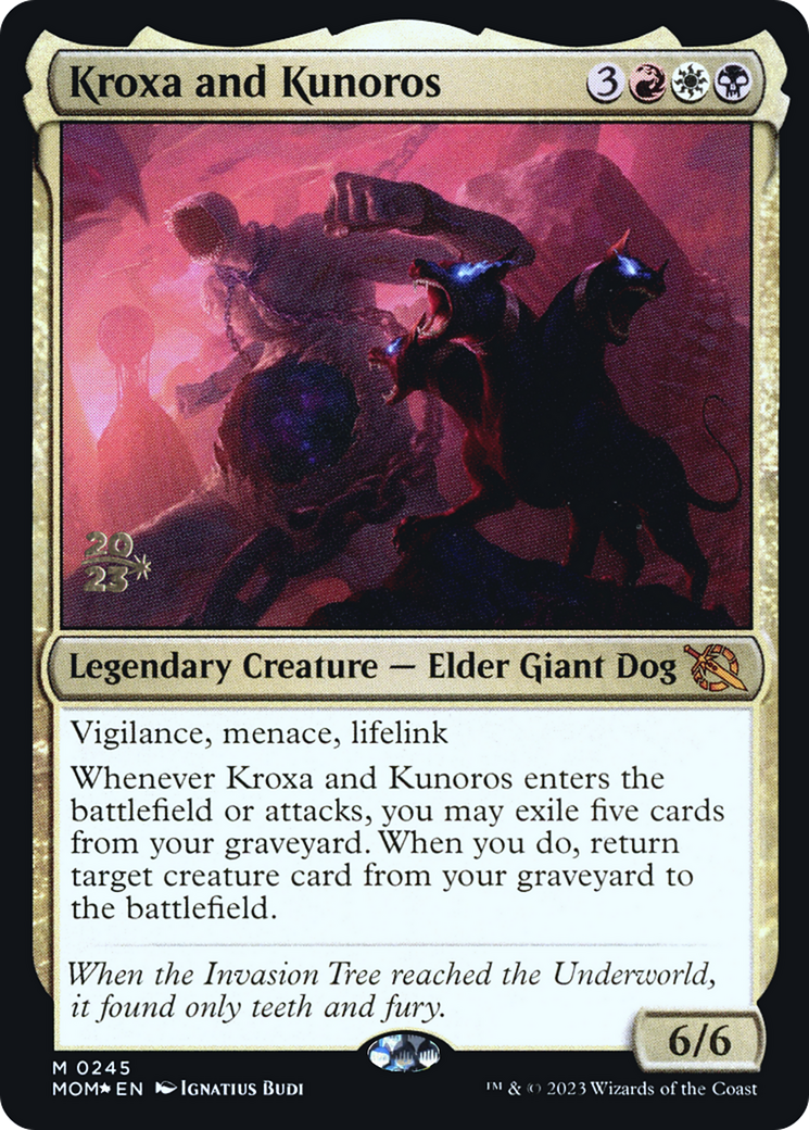 Kroxa and Kunoros [March of the Machine Prerelease Promos] | Gate City Games LLC
