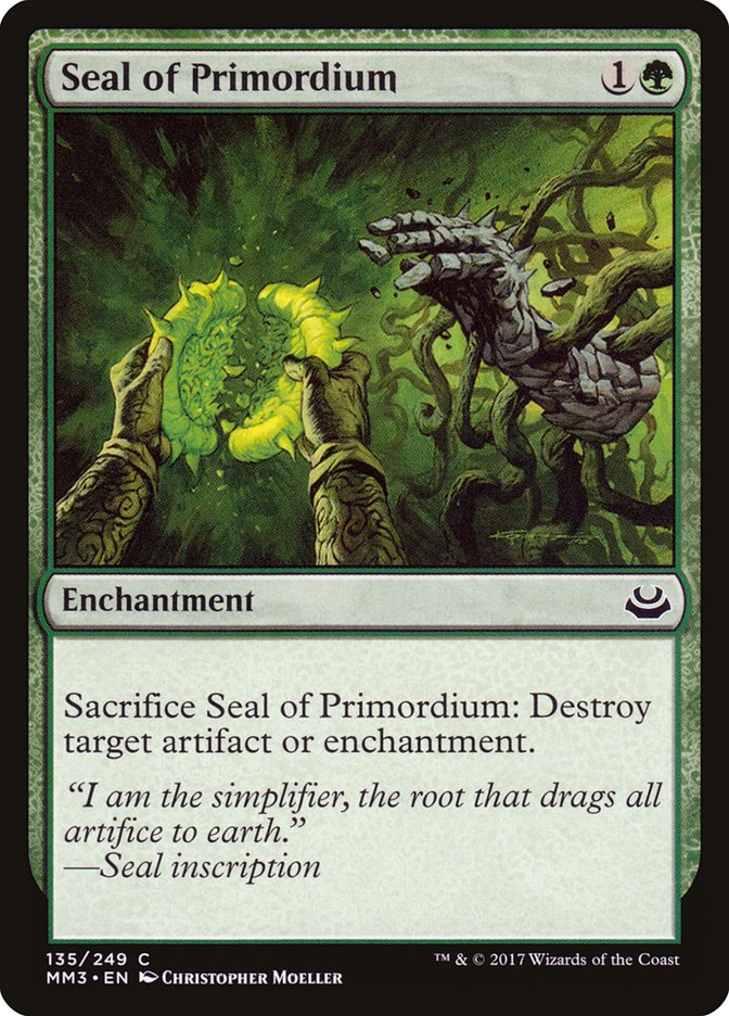 Seal of Primordium [Modern Masters 2017] | Gate City Games LLC