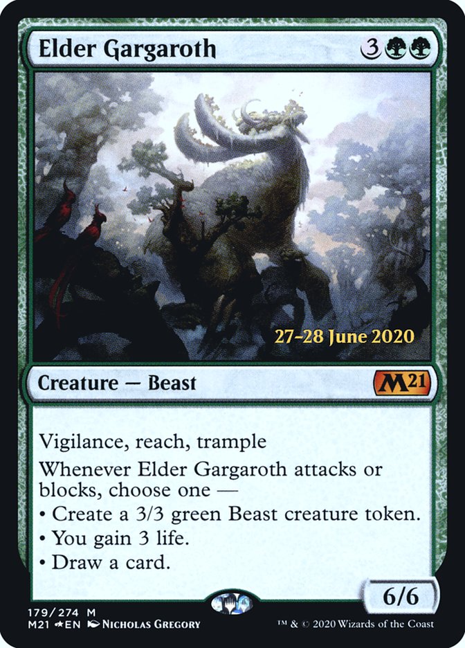 Elder Gargaroth [Core Set 2021 Prerelease Promos] | Gate City Games LLC