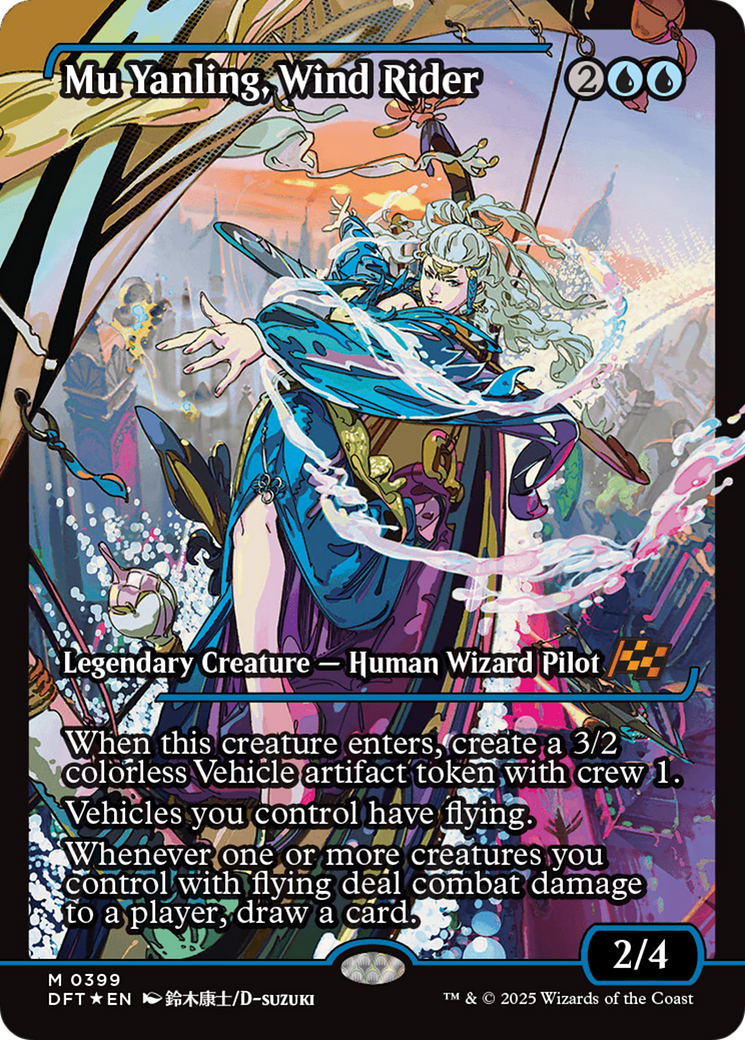 Mu Yanling, Wind Rider (Showcase) [Aetherdrift] | Gate City Games LLC