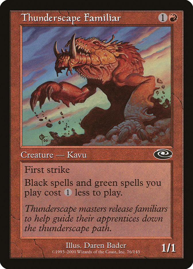 Thunderscape Familiar [Planeshift] | Gate City Games LLC