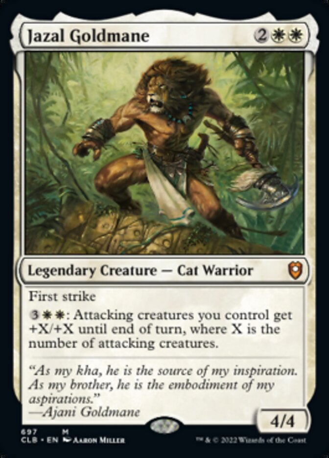 Jazal Goldmane [Commander Legends: Battle for Baldur's Gate] | Gate City Games LLC