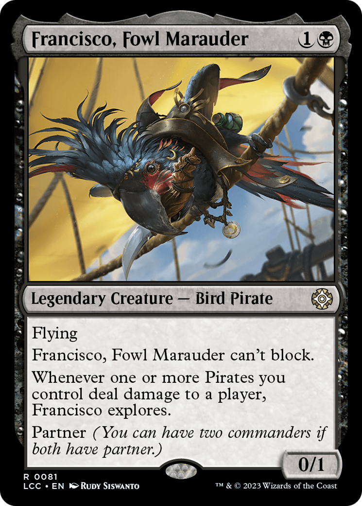 Francisco, Fowl Marauder [The Lost Caverns of Ixalan Commander] | Gate City Games LLC