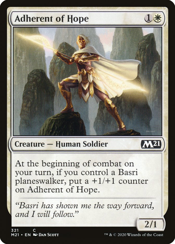 Adherent of Hope [Core Set 2021] | Gate City Games LLC