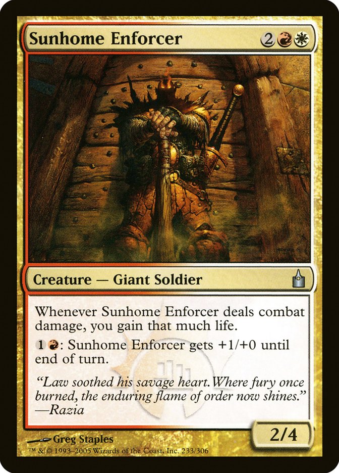 Sunhome Enforcer [Ravnica: City of Guilds] | Gate City Games LLC