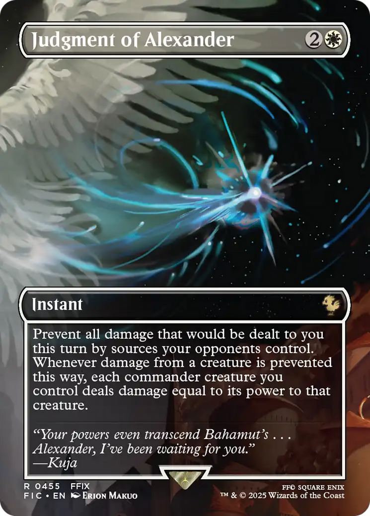 Judgment of Alexander (Borderless) [FINAL FANTASY Commander] | Gate City Games LLC