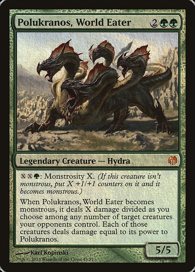 Polukranos, World Eater [Duel Decks: Heroes vs. Monsters] | Gate City Games LLC