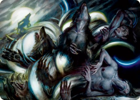 Lunar Rejection Art Card [Innistrad: Crimson Vow Art Series] | Gate City Games LLC