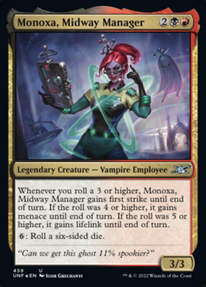 Monoxa, Midway Manager (Galaxy Foil) [Unfinity] | Gate City Games LLC