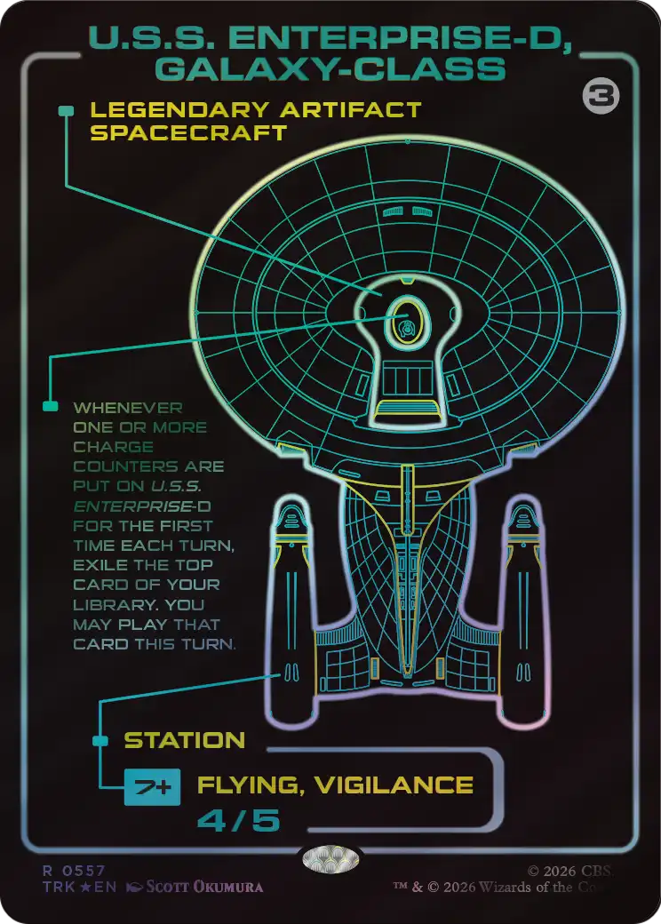 U.S.S. Enterprise-D, Galaxy-Class (Showcase) [Star Trek] | Gate City Games LLC