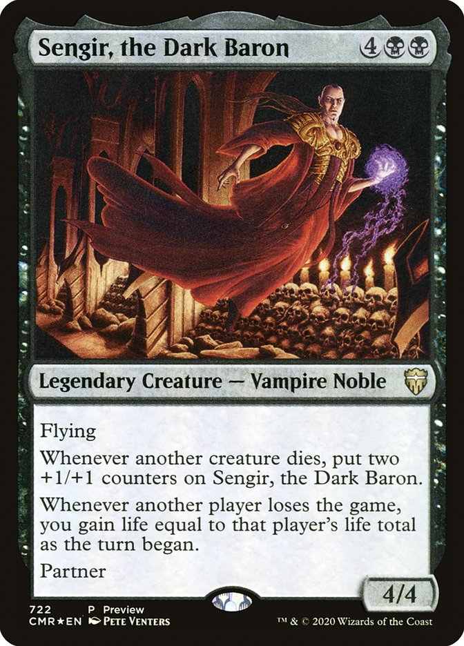 Sengir, the Dark Baron [Commander Legends Promos] | Gate City Games LLC