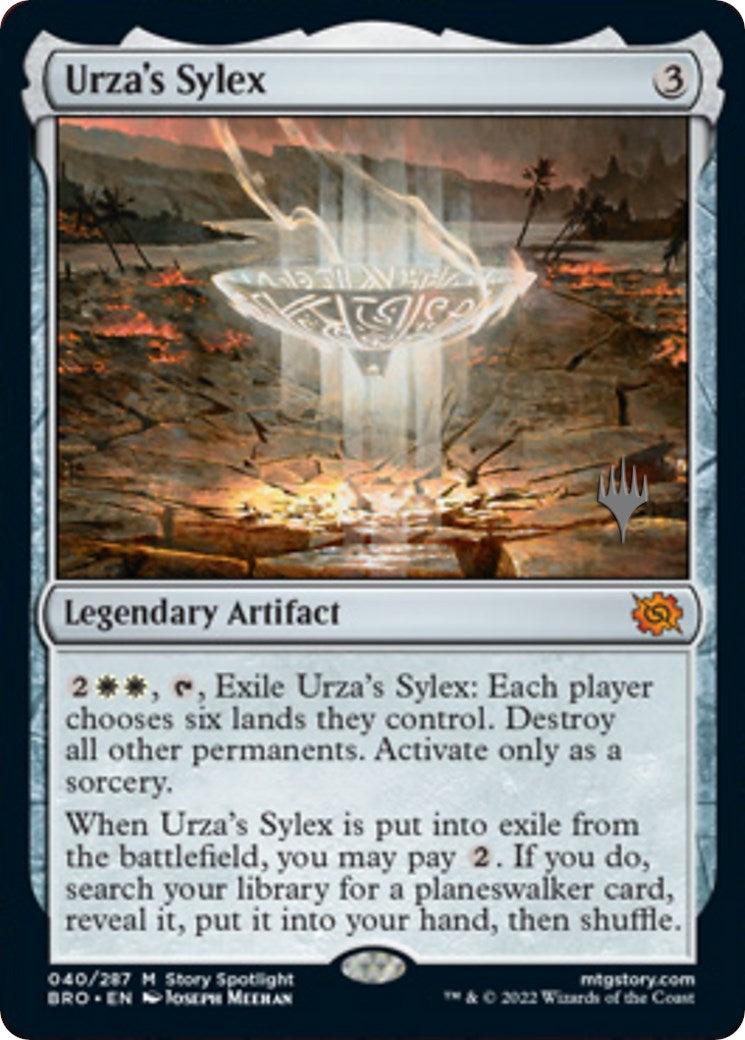 Urza's Sylex (Promo Pack) [The Brothers' War Promos] | Gate City Games LLC