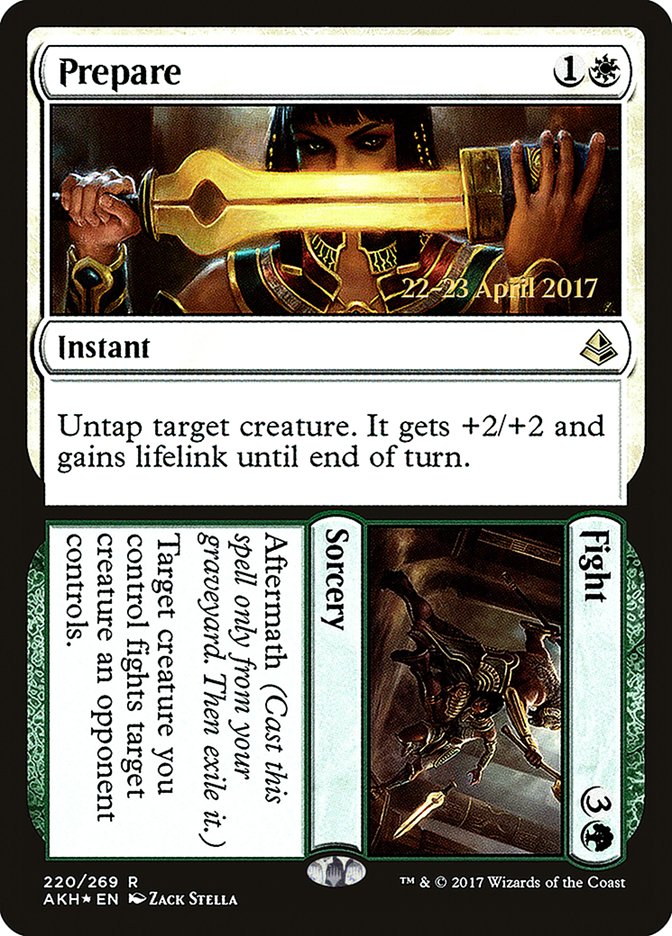 Prepare // Fight [Amonkhet Prerelease Promos] | Gate City Games LLC