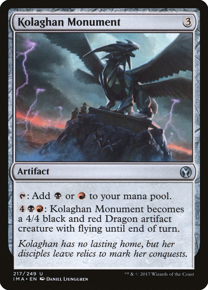 Kolaghan Monument [Iconic Masters] | Gate City Games LLC