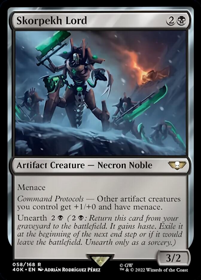 Skorpekh Lord (Surge Foil) [Warhammer 40,000] | Gate City Games LLC