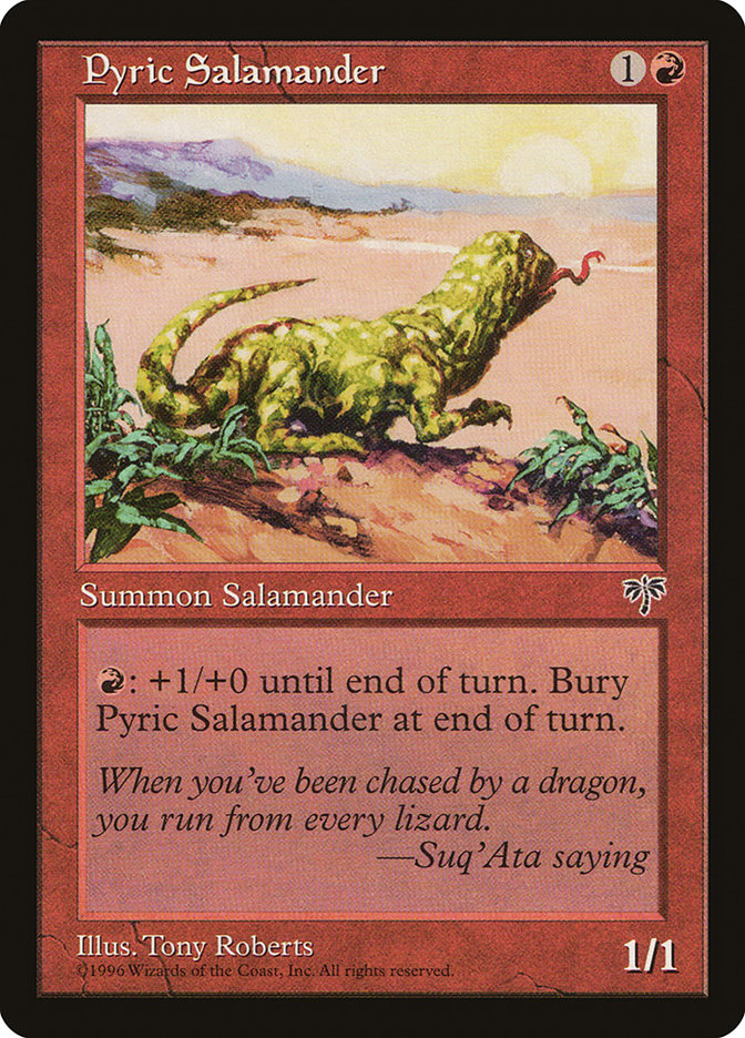 Pyric Salamander [Mirage] | Gate City Games LLC
