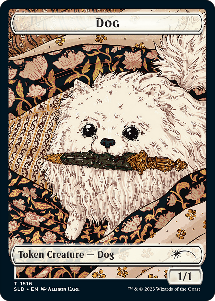 Dog // Cat Double-Sided Token [Secret Lair Commander Deck: Raining Cats and Dogs Tokens] | Gate City Games LLC