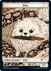 Dog // Cat Double-Sided Token [Secret Lair Commander Deck: Raining Cats and Dogs Tokens] | Gate City Games LLC