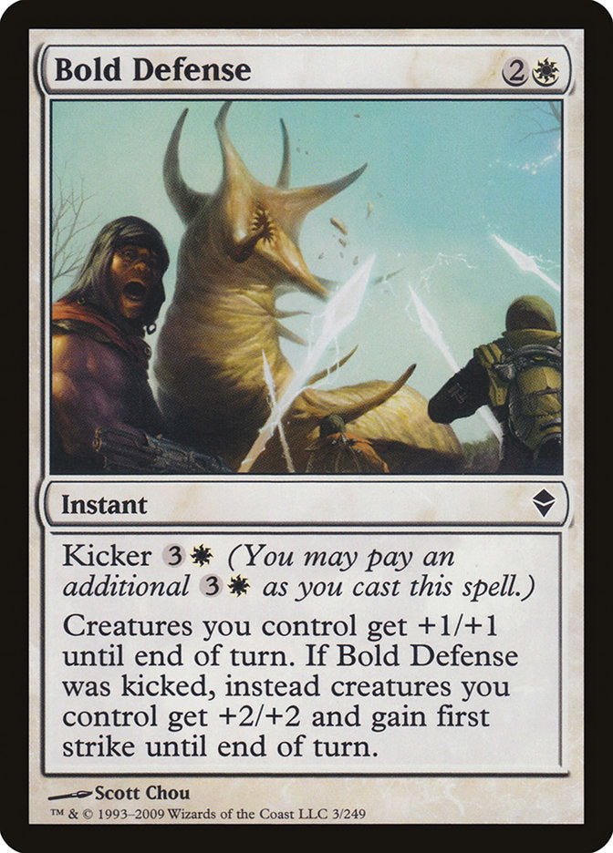 Bold Defense [Zendikar] | Gate City Games LLC