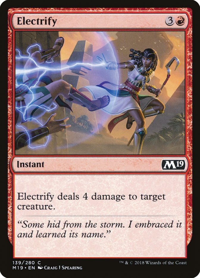 Electrify [Core Set 2019] | Gate City Games LLC