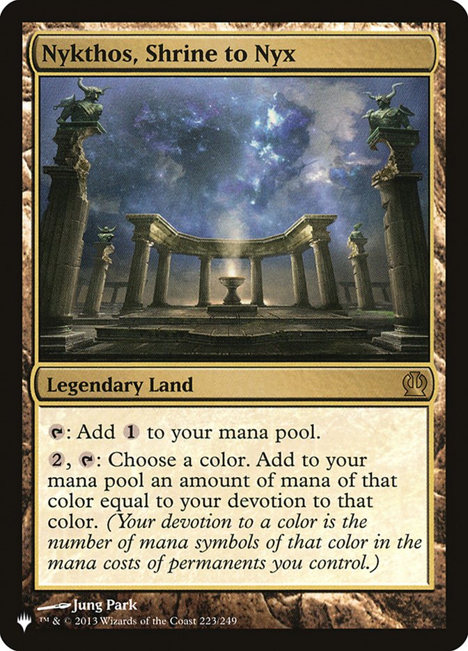 Nykthos, Shrine to Nyx [The List] | Gate City Games LLC