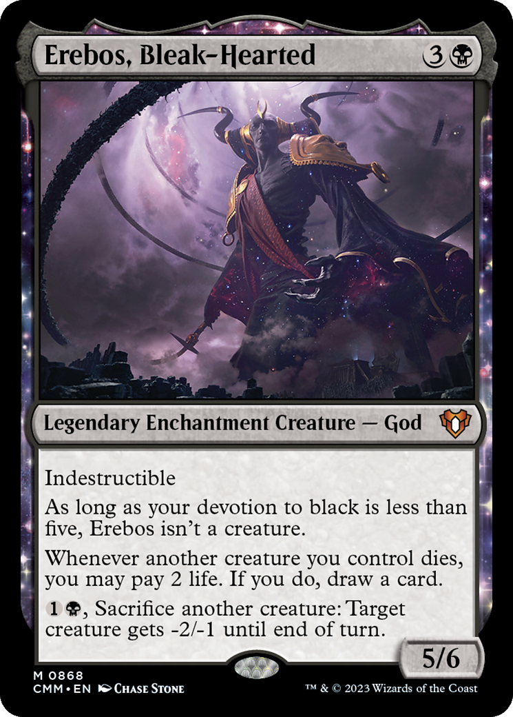Erebos, Bleak-Hearted [Commander Masters] | Gate City Games LLC