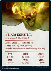 Flameskull Art Card [Dungeons & Dragons: Adventures in the Forgotten Realms Art Series] | Gate City Games LLC