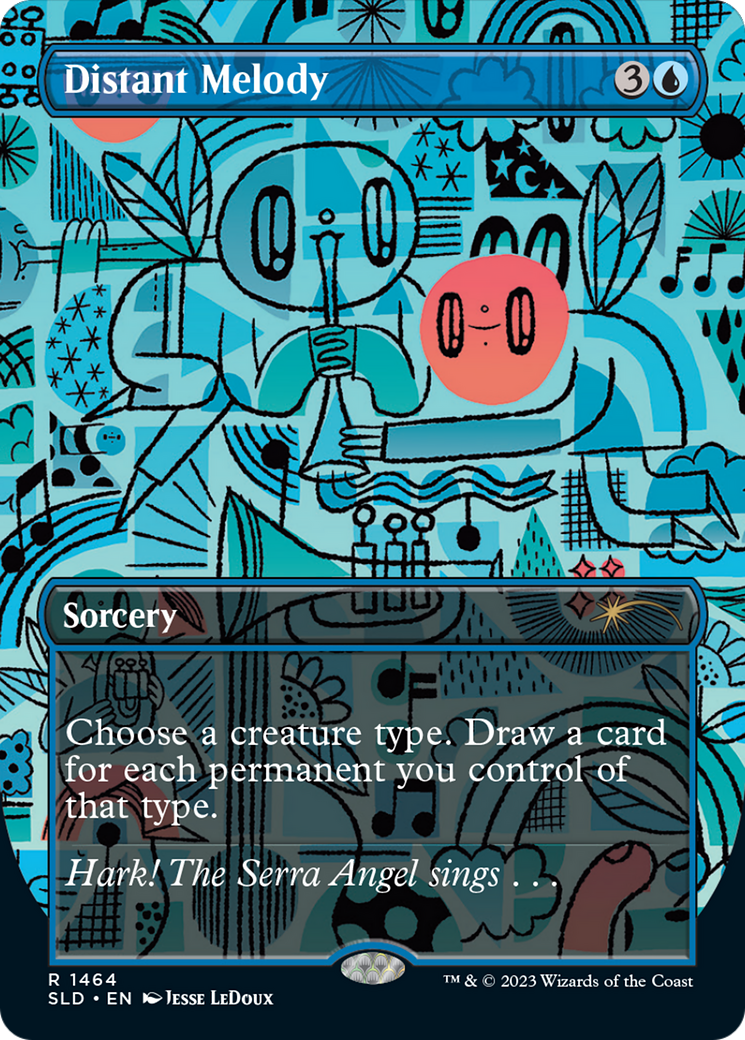 Distant Melody (Rainbow Foil) [Secret Lair Drop Series] | Gate City Games LLC