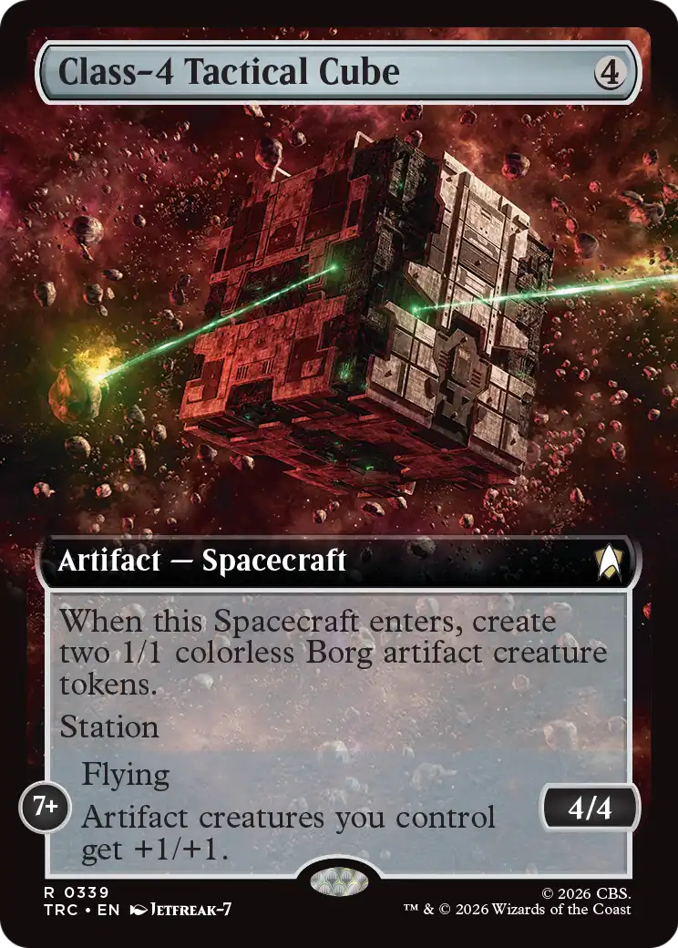 Class-4 Tactical Cube (Extended Art) [Star Trek Commander] | Gate City Games LLC