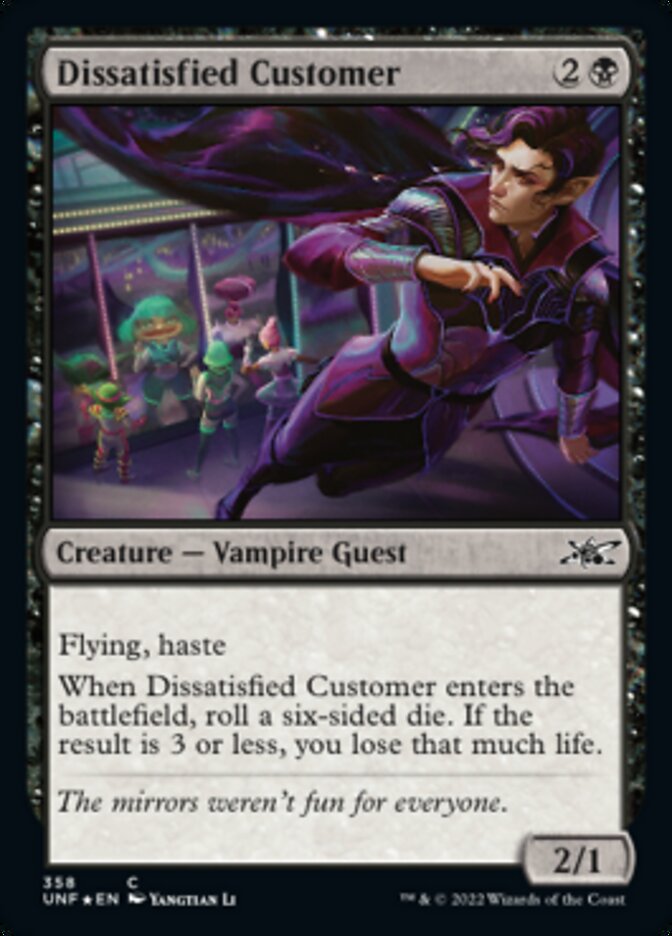 Dissatisfied Customer (Galaxy Foil) [Unfinity] | Gate City Games LLC