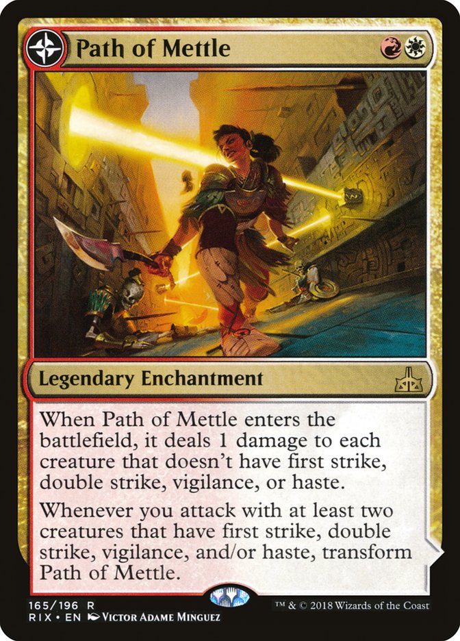 Path of Mettle // Metzali, Tower of Triumph [Rivals of Ixalan] | Gate City Games LLC
