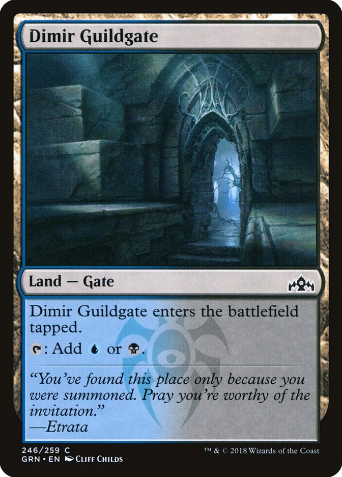 Dimir Guildgate (246/259) [Guilds of Ravnica] | Gate City Games LLC
