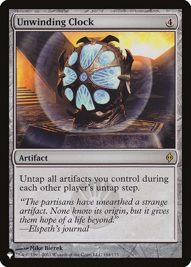 Unwinding Clock [The List] | Gate City Games LLC