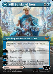 Rowan, Scholar of Sparks // Will, Scholar of Frost (Borderless) [Strixhaven: School of Mages] | Gate City Games LLC