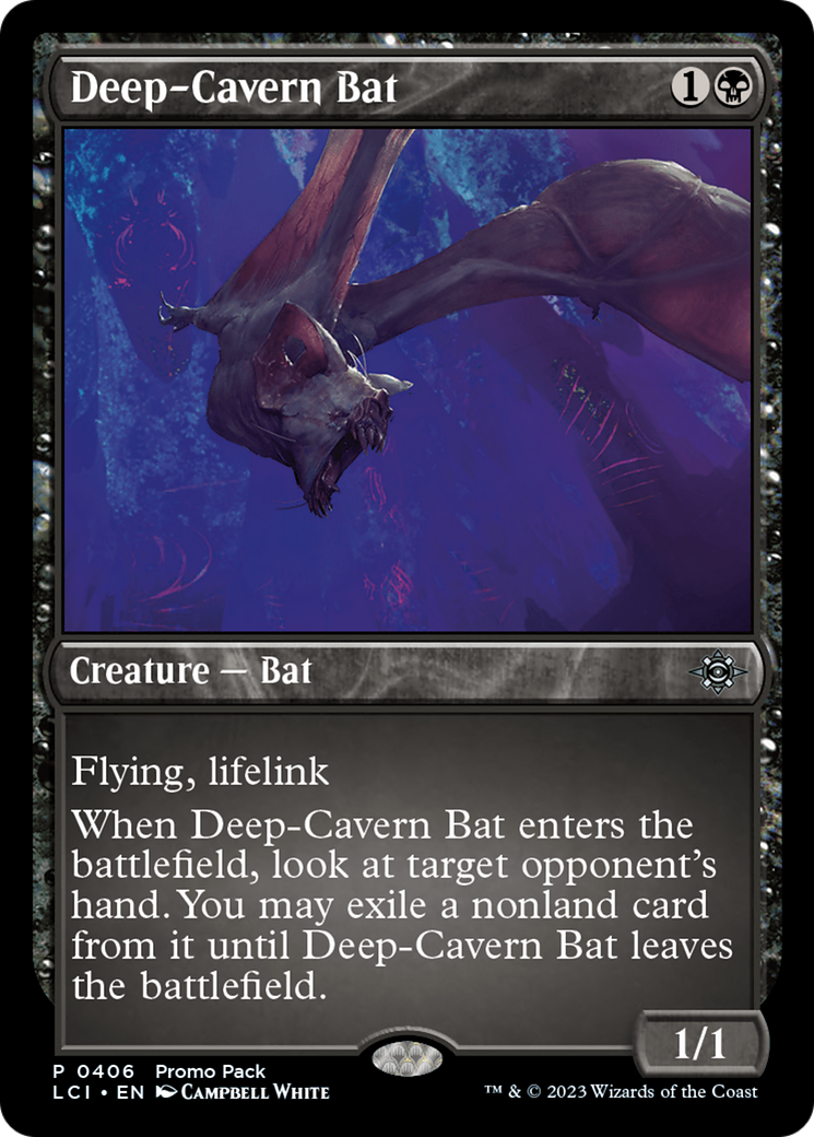Deep-Cavern Bat [The Lost Caverns of Ixalan Promos] | Gate City Games LLC