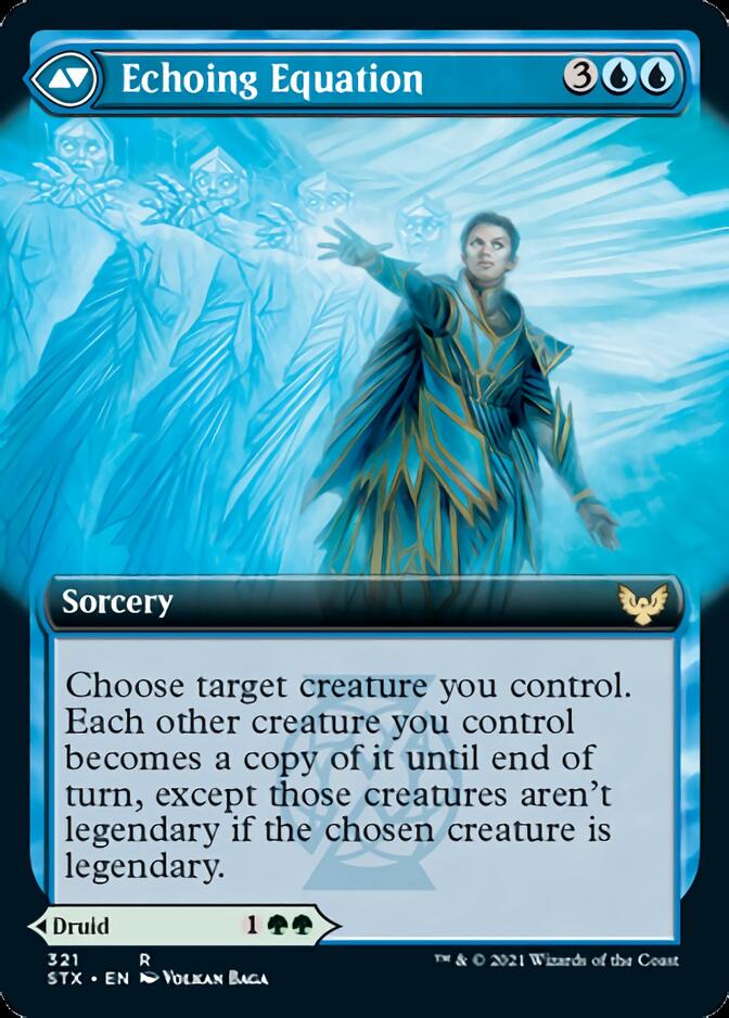 Augmenter Pugilist // Echoing Equation (Extended Art) [Strixhaven: School of Mages] | Gate City Games LLC