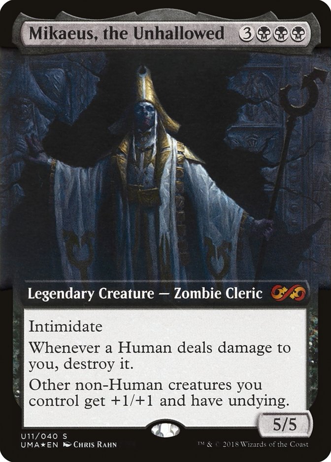 Mikaeus, the Unhallowed (Topper) [Ultimate Masters Box Topper] | Gate City Games LLC