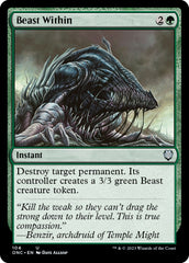 Beast Within [Phyrexia: All Will Be One Commander] | Gate City Games LLC